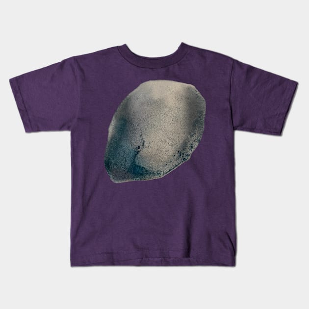 watercolour stone with payne’s grey... Kids T-Shirt by drumweaver